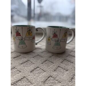 Set of 2 Spectrum Vintage Ornaments Stockings Mugs Oversized  NWT